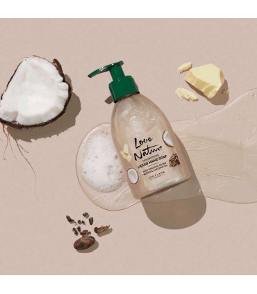 صابون مایع تغذیه کننده کره کاکائو و روغن نارگیل لاونیچر