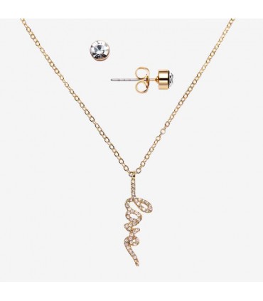 ست گوشواره و گردنبند کراش آن لاو