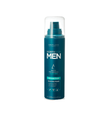 فوم اصلاح نورث فورمن برای پوست حساس  North For men Sensitive