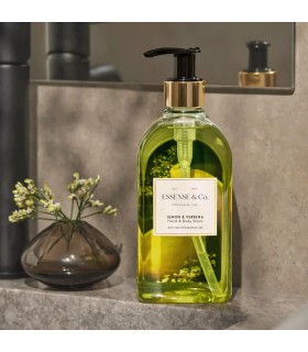 ژل شستشوی دست و بدن لیمو و گل شاهپسند اسنسکو