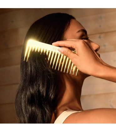 شانه دندانه درشت طلایی اکسکلوسیو