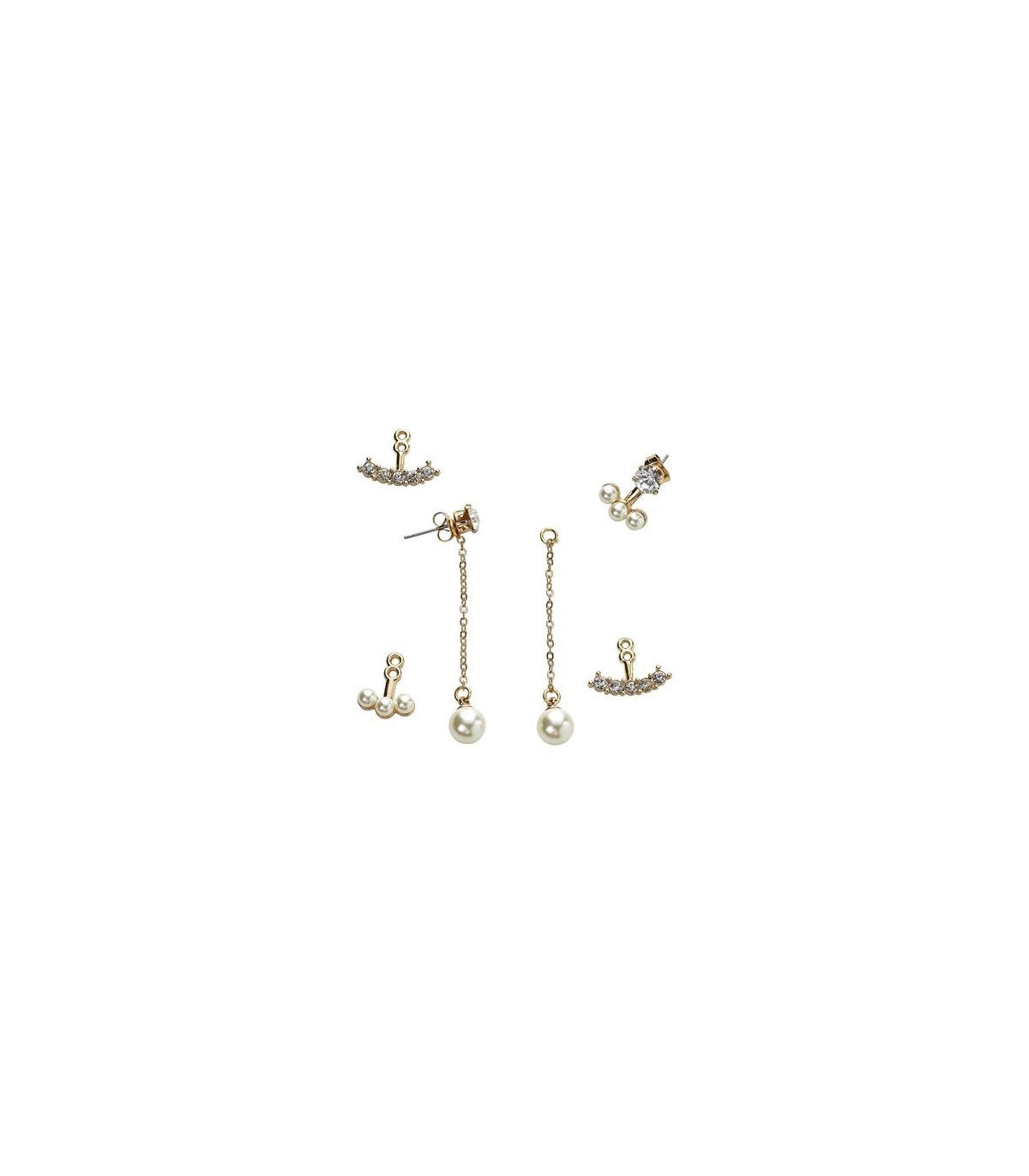 گوشواره جوردانی گلد Giordani Gold White