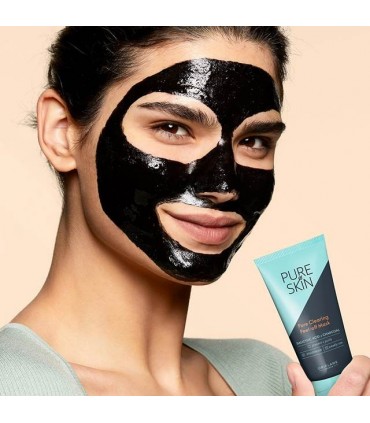ماسک سیاه پیل آف  پیوراسکین  Pure Skin Charcoal