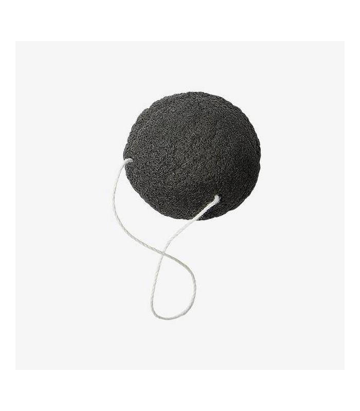 اسفنج شستشو و پاکسازی کننده زغالی کنجاک Charcoal Konjac Sponge