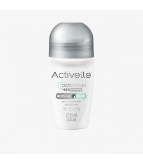 مام دئودورانت 48 ساعته اینویزیبل فرش اکتیبوست اکتیول Activelle Actiboost Invisible Fresh