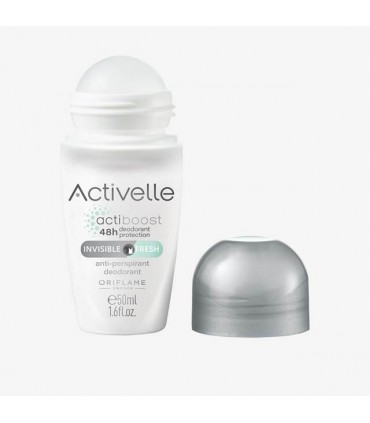 مام دئودورانت 48 ساعته اینویزیبل فرش اکتیبوست اکتیول Activelle Actiboost Invisible Fresh