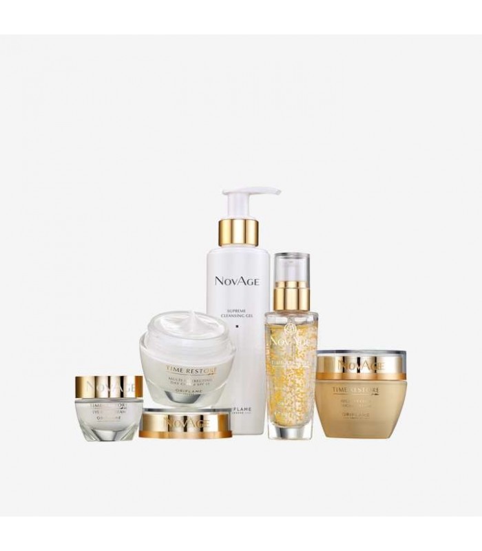 ست محصولات تایم ریستور نوایج سوپریم NovAge Time Restore Supreme مناسب بالای 50 سال