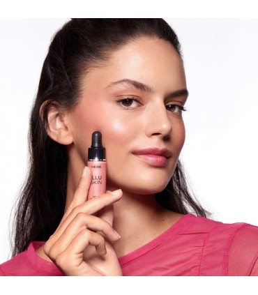 هایلایتر و رژگونه مایع ایلواسکین دوان رنگ صورتی